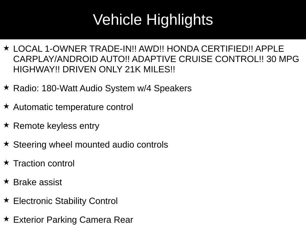 Certified 2023 Honda HR-V LX image 36