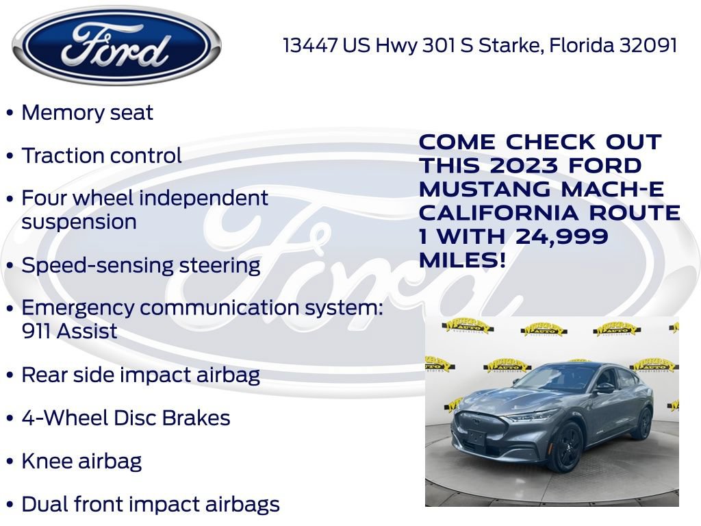 Certified 2023 Ford Mustang Mach-E California Route 1 AWD/4WD image 27