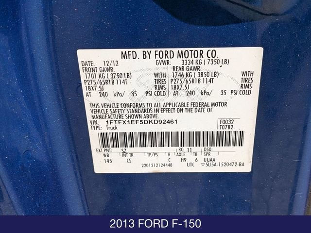 Used 2013 Ford F150 STX w/ Mid Equipment Group AWD/4WD image 27