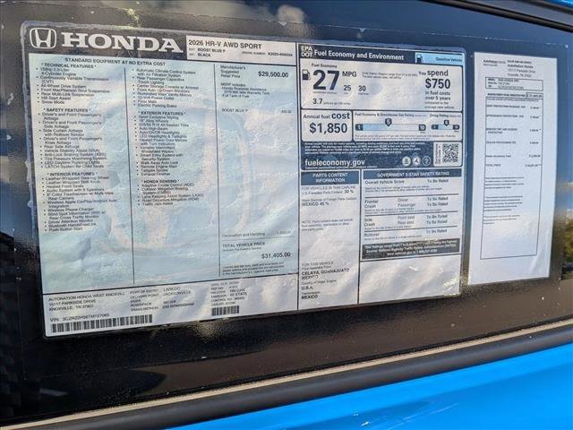 New 2026 Honda HR-V Sport image 17