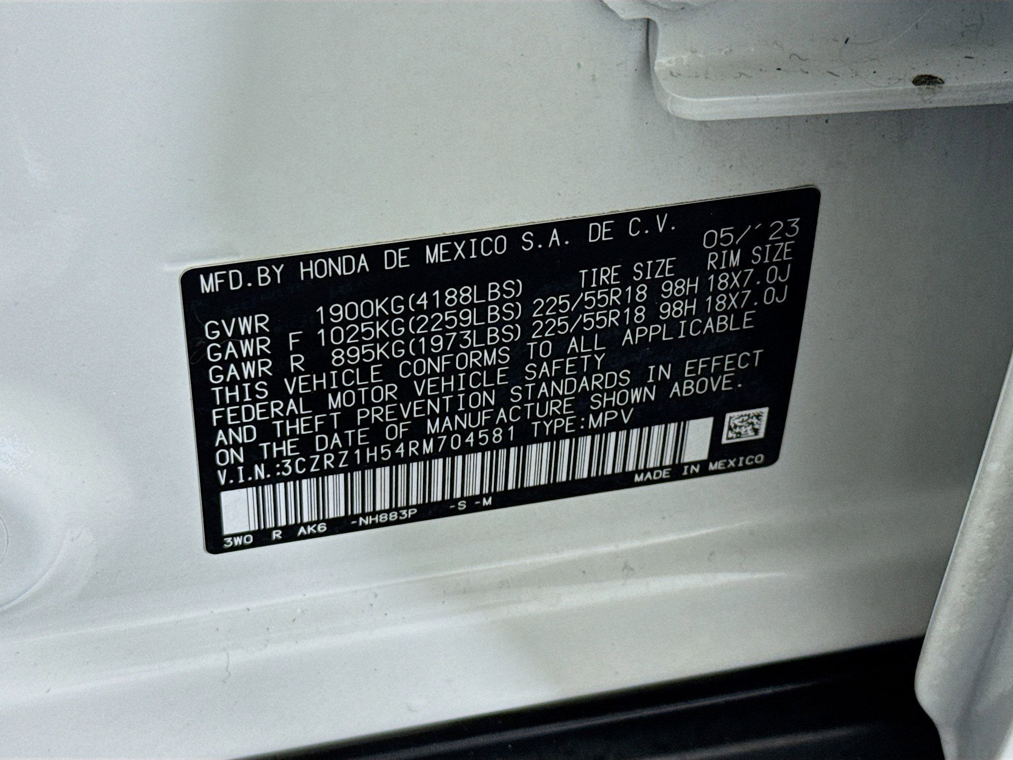 Used 2024 Honda HR-V Sport image 39