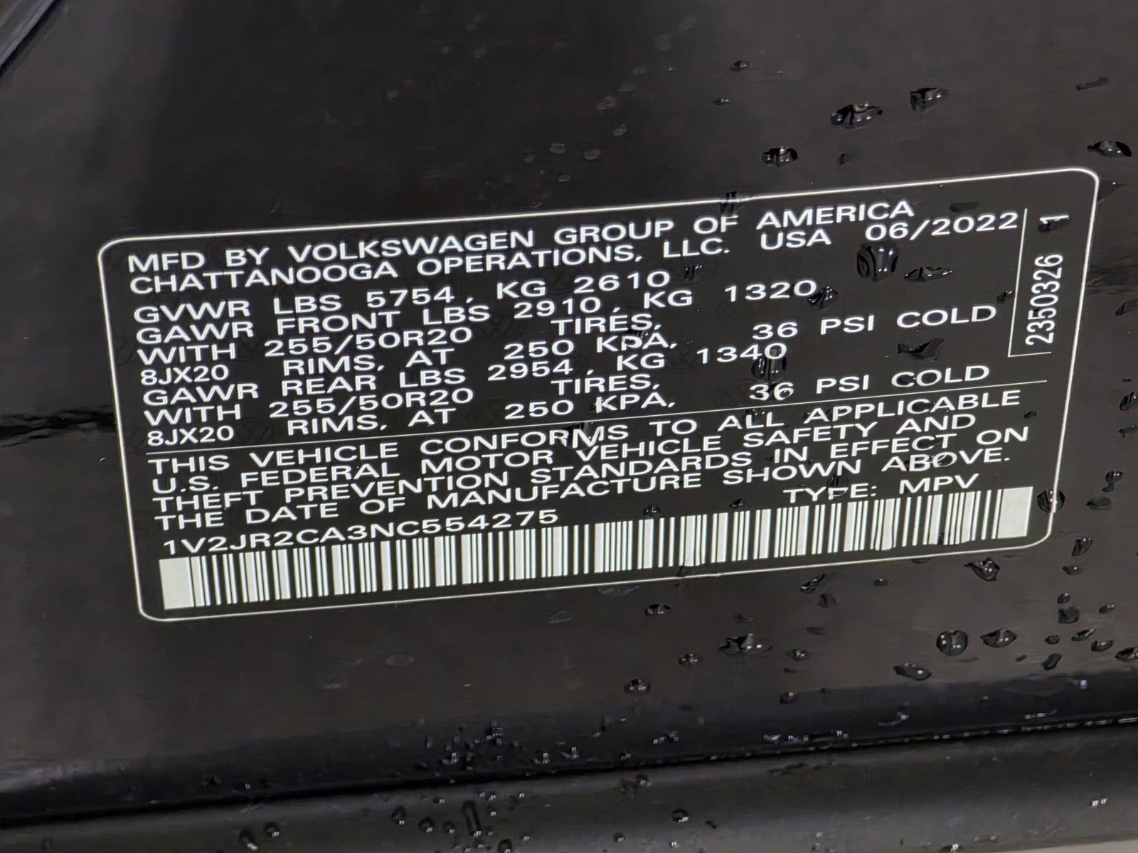 Used 2022 Volkswagen Atlas SE image 23