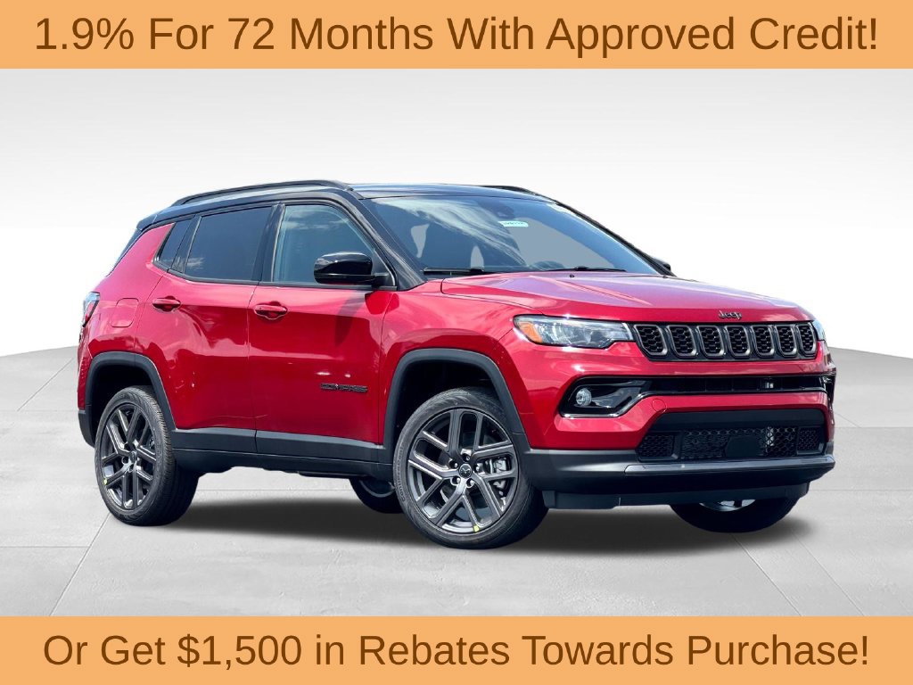 New 2026 Jeep Compass Limited w/ Sun, Sound & Navigation Group AWD/4WD 360° Tour