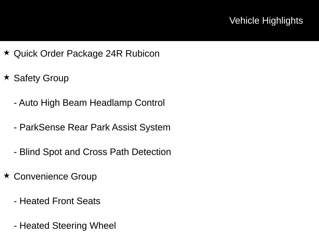 New 2026 Jeep Gladiator Rubicon w/ Safety Group AWD/4WD image 8