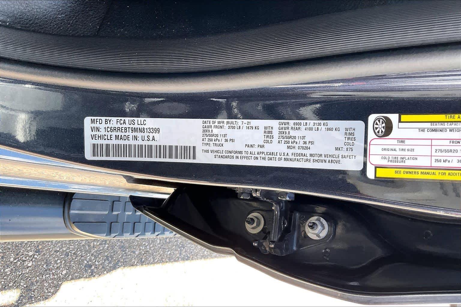 Used 2021 RAM 1500 Lone Star RWD image 34