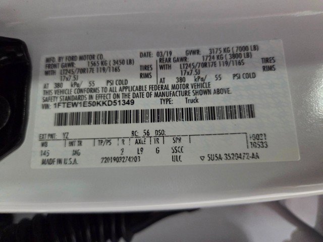 Used 2019 Ford F150 XLT w/ Equipment Group 301A Mid image 96