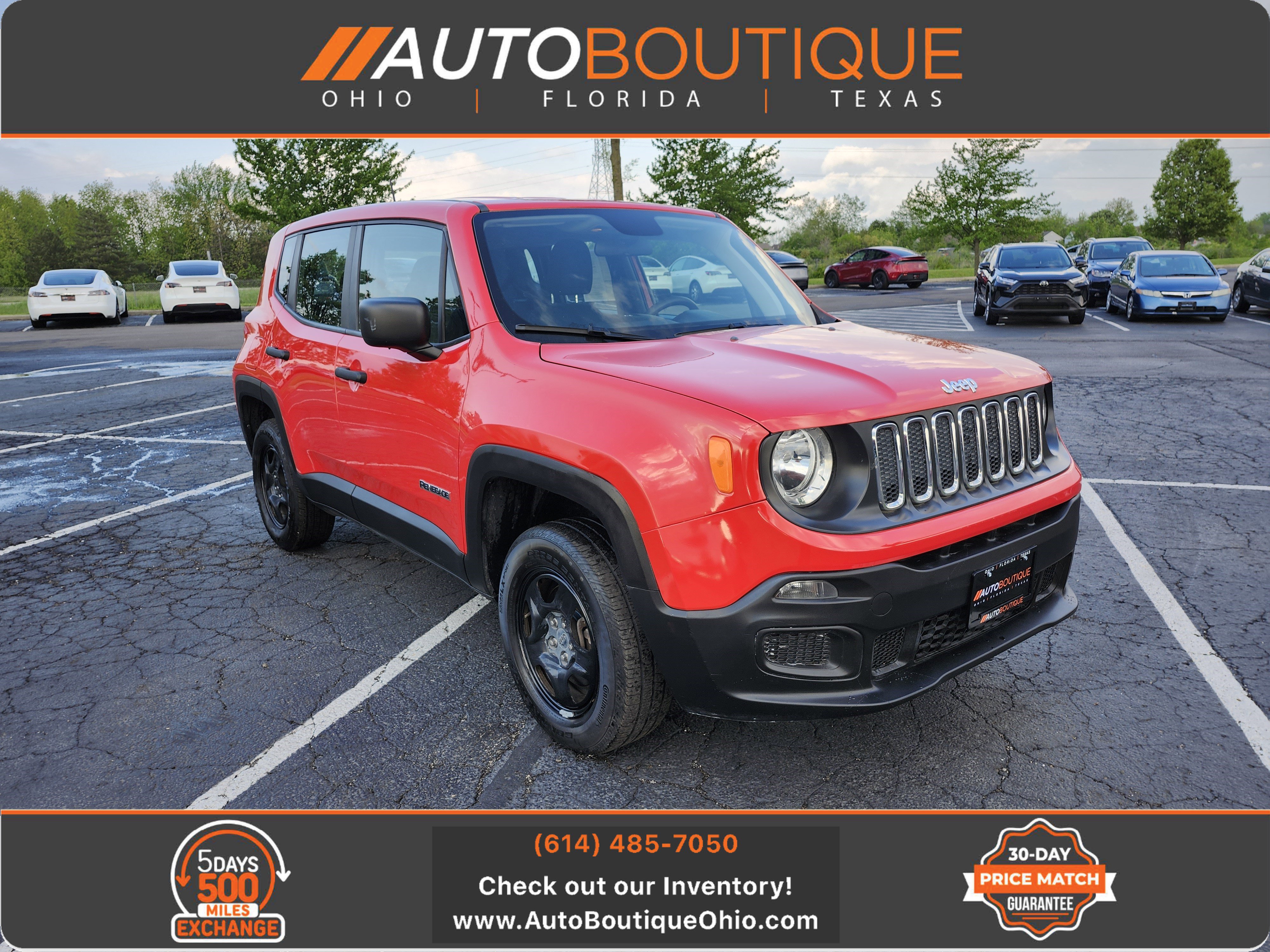 Used 2018 Jeep Renegade Sport w/ Power & Air Group AWD/4WD image 1