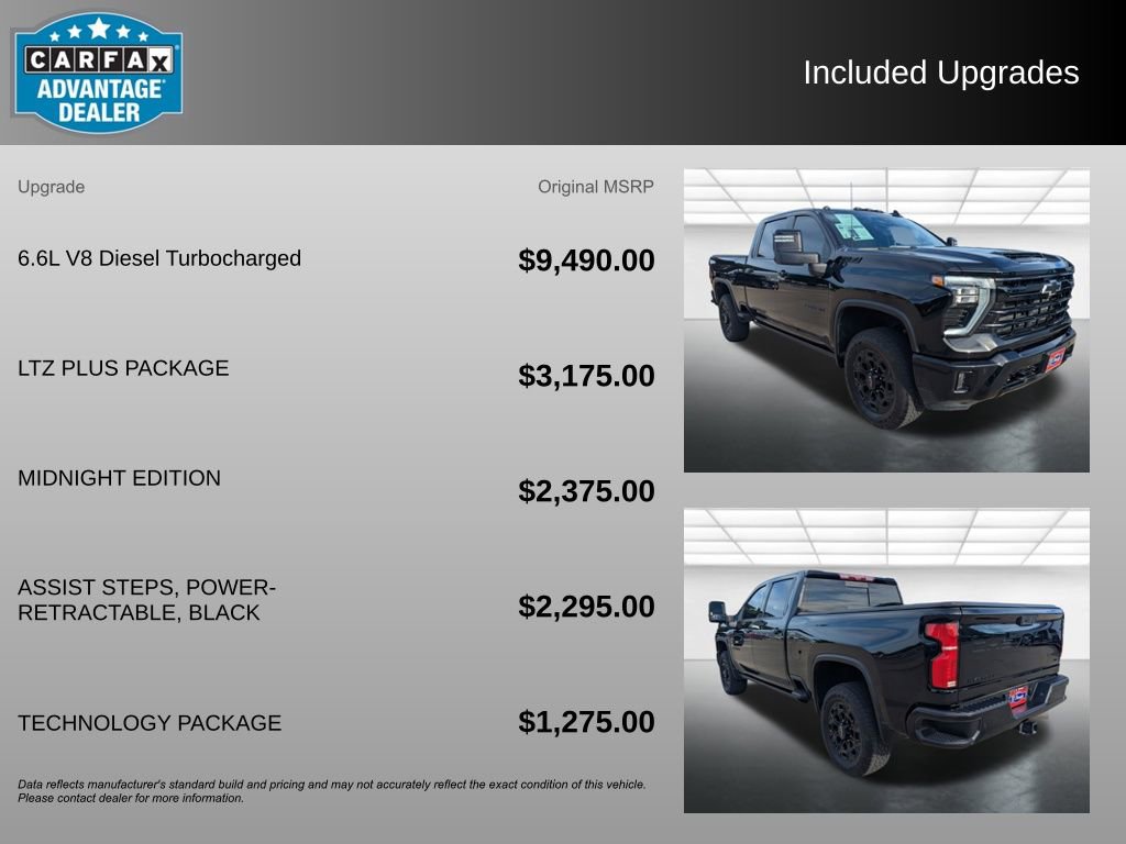 Used 2024 Chevrolet Silverado 2500 LTZ w/ LTZ Plus Package AWD/4WD image 3