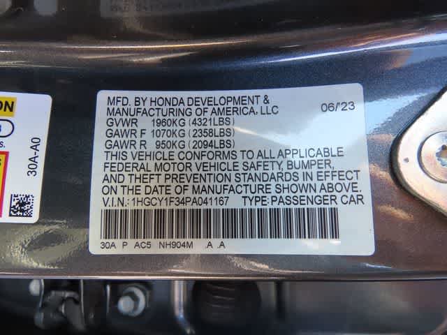 Certified 2023 Honda Accord EX image 25