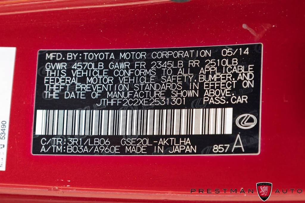 Used 2014 Lexus IS 250C w/ Navigation System Package RWD image 41