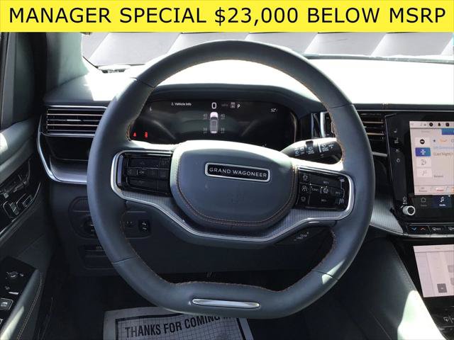Certified 2023 Jeep Grand Wagoneer Series III AWD/4WD image 13