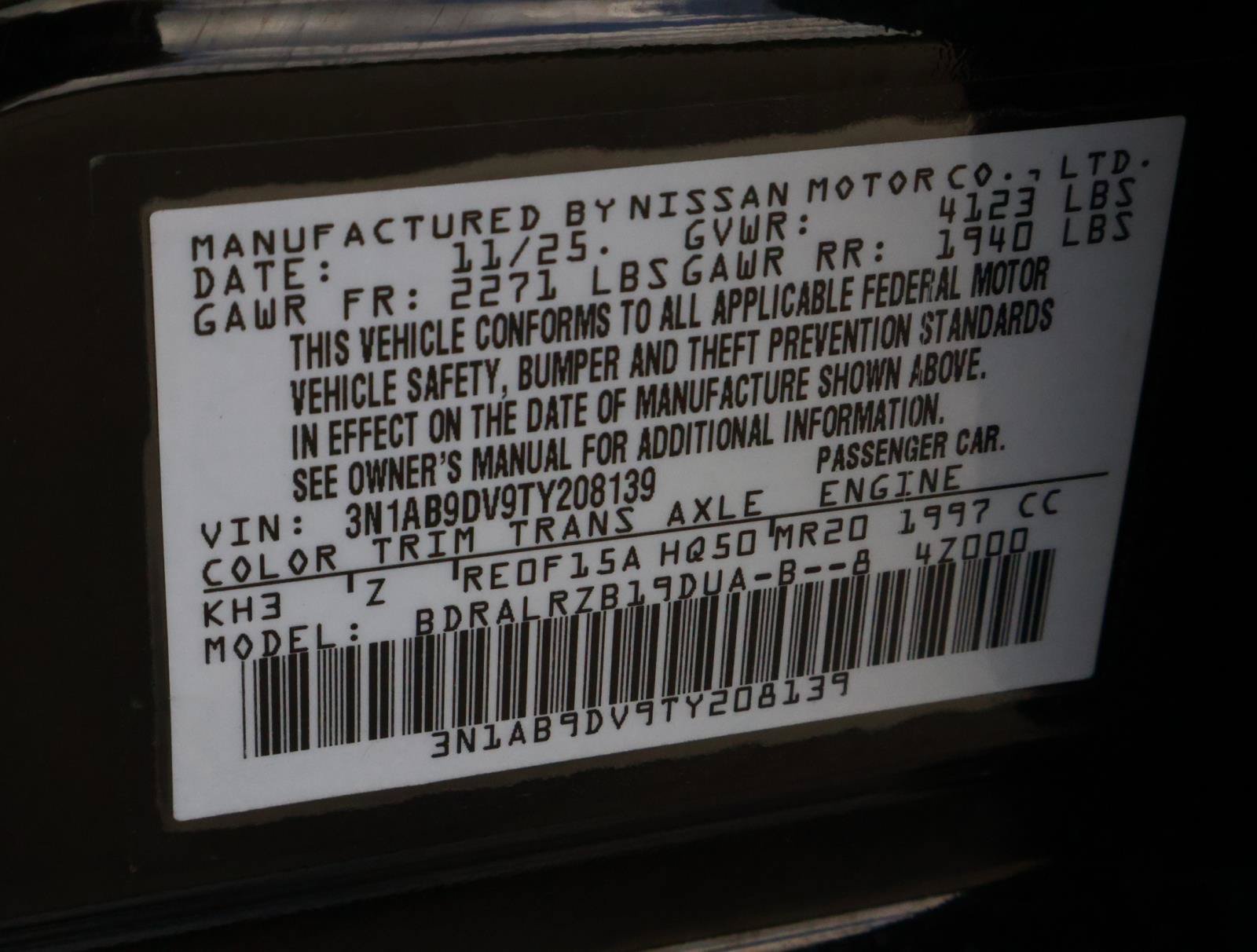 Used 2026 Nissan Sentra SR w/ SR Premium Package FWD image 20