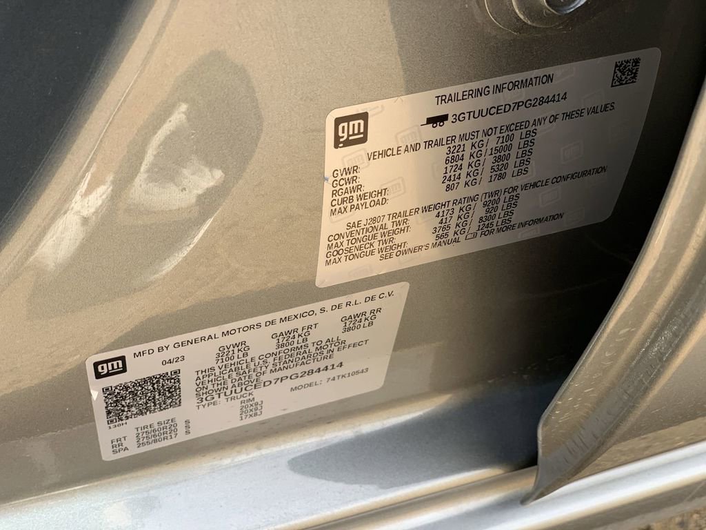 Certified 2023 GMC Sierra 1500 Elevation w/ X31 Off-Road Package image 34