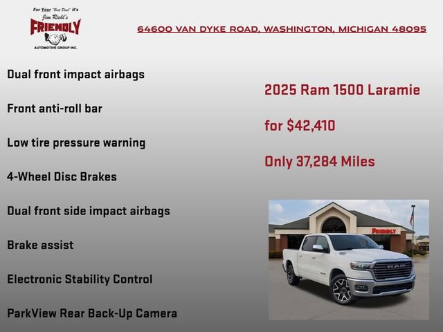 Used 2025 RAM 1500 Laramie AWD/4WD image 25