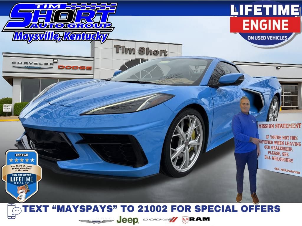 Used 2023 Chevrolet Corvette Stingray Premium Conv w/ Z51 Performance Package image 1