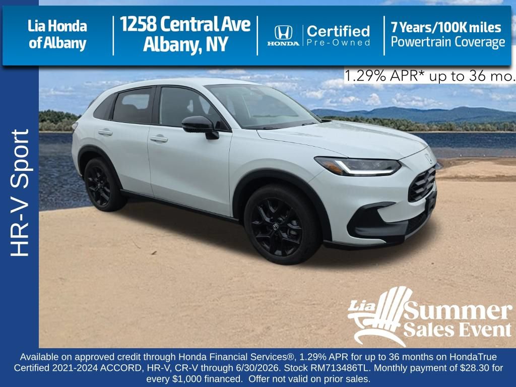 Certified 2024 Honda HR-V Sport