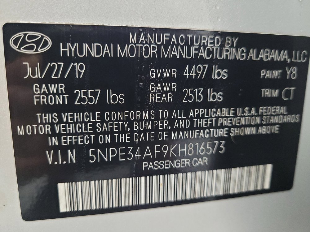 Used 2019 Hyundai Sonata Sport w/ Winter Weather Package image 33