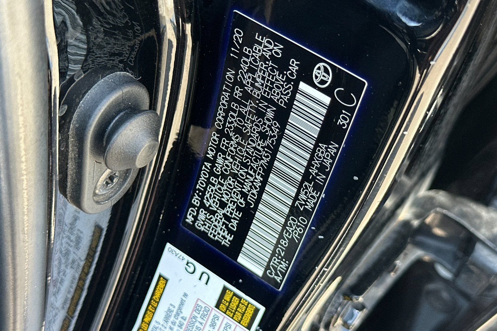 Used 2021 Toyota Prius Prime XLE w/ Carpet Mat Package (TMS) FWD image 31