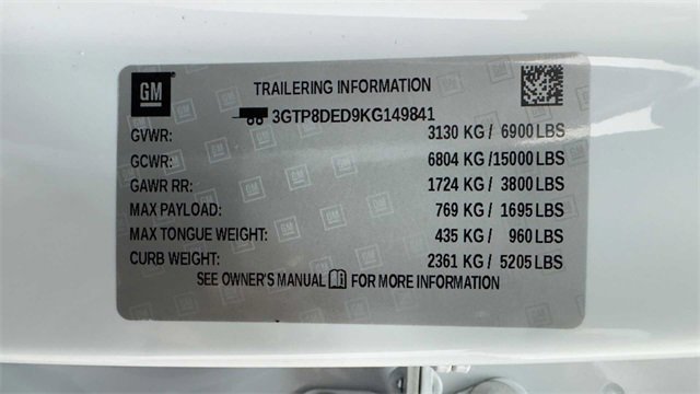 Used 2019 GMC Sierra 1500 SLT w/ SLT Premium Plus Package image 37