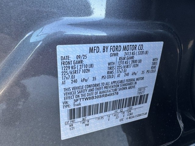 New 2025 Ford Maverick XL w/ Equipment Group 101A image 60