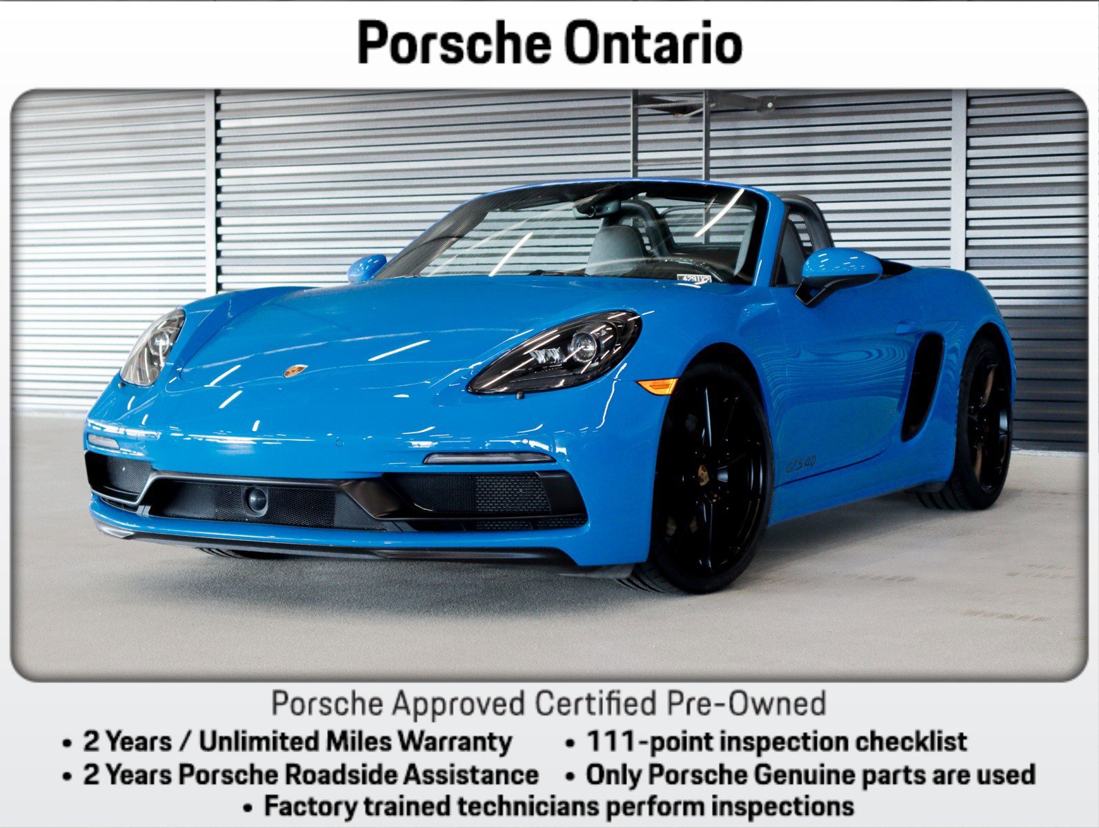 Used 2024 Porsche 718 Boxster GTS image 1