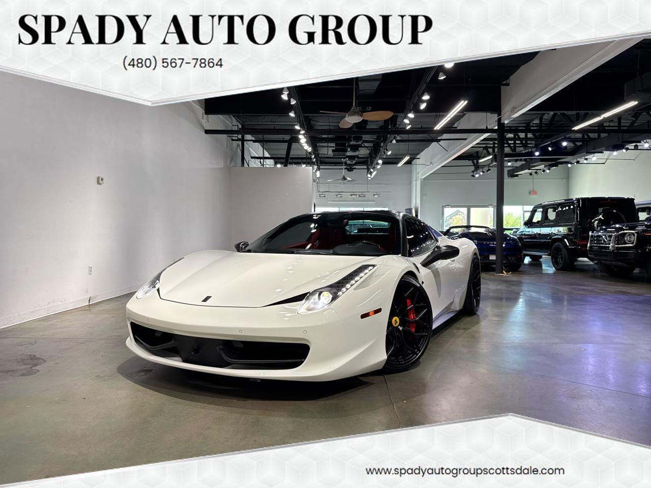 Used 2015 Ferrari 458 Spider RWD image 1