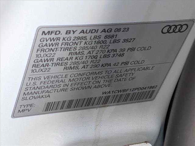 Used 2023 Audi SQ8 Prestige image 21