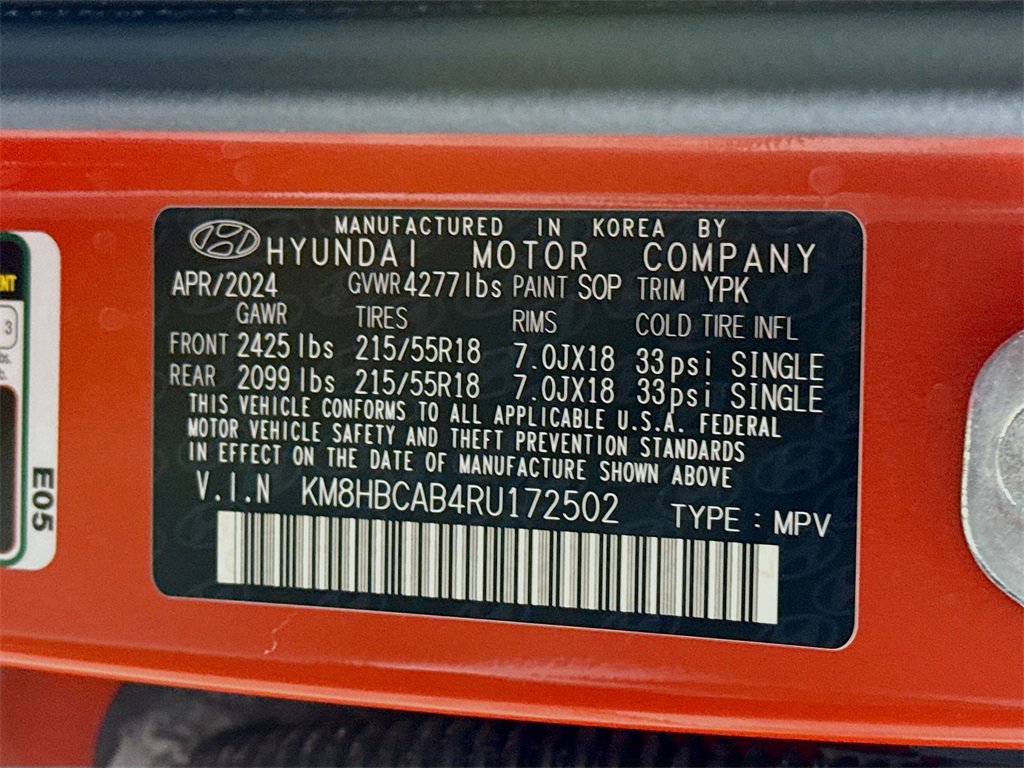 Certified 2024 Hyundai Kona SEL image 35