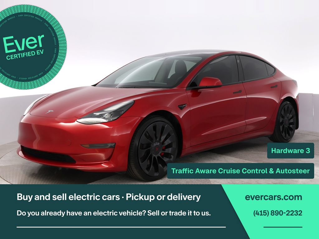 Used 2023 Tesla Model 3 Performance AWD/4WD image 1