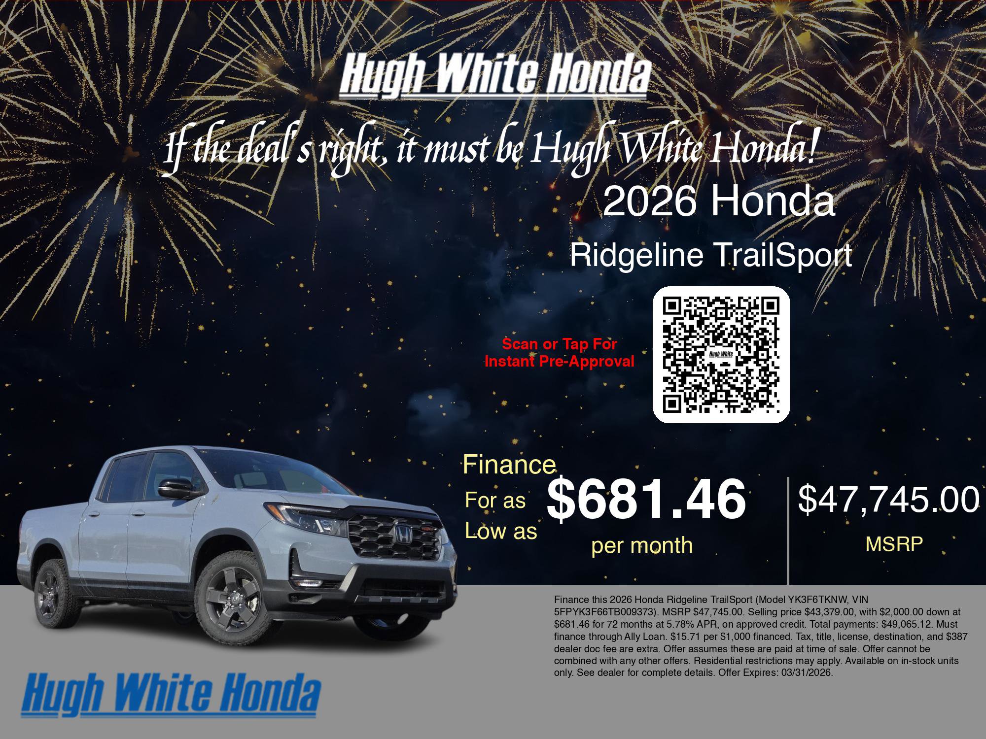 New 2026 Honda Ridgeline TrailSport image 7