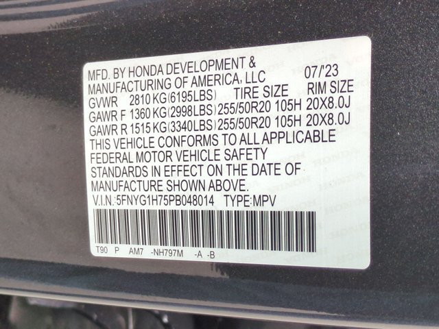 Certified 2023 Honda Pilot Touring image 28
