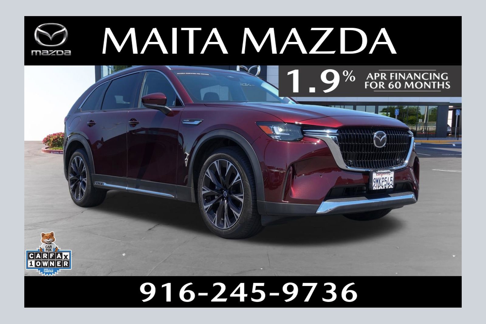 Certified 2024 MAZDA CX-90 Plug-In Hybrid w/ Premium Pkg AWD/4WD 360° Tour