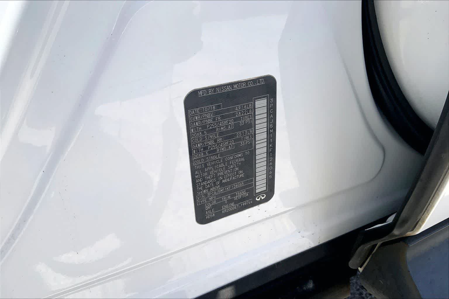 Used 2019 INFINITI QX50 Essential w/ Sensory Package FWD image 20