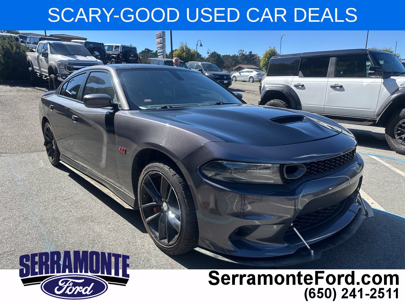Used 2018 Dodge Charger R/T Scat Pack w/ Dynamics Package RWD image 1