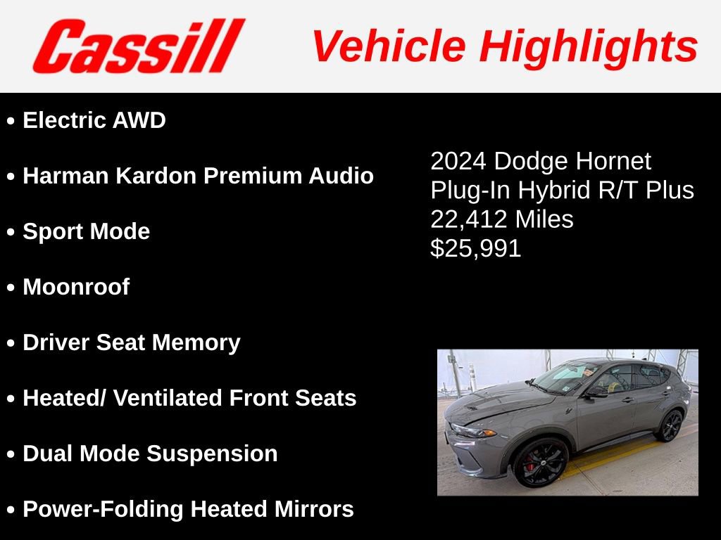 Used 2024 Dodge Hornet R/T Plus AWD/4WD image 3