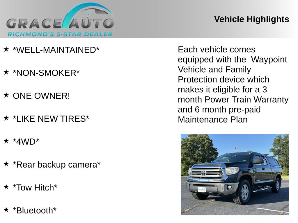 Used 2014 Toyota Tundra SR5 AWD/4WD image 2
