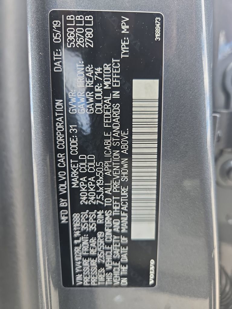 Used 2020 Volvo XC60 T5 Inscription image 34