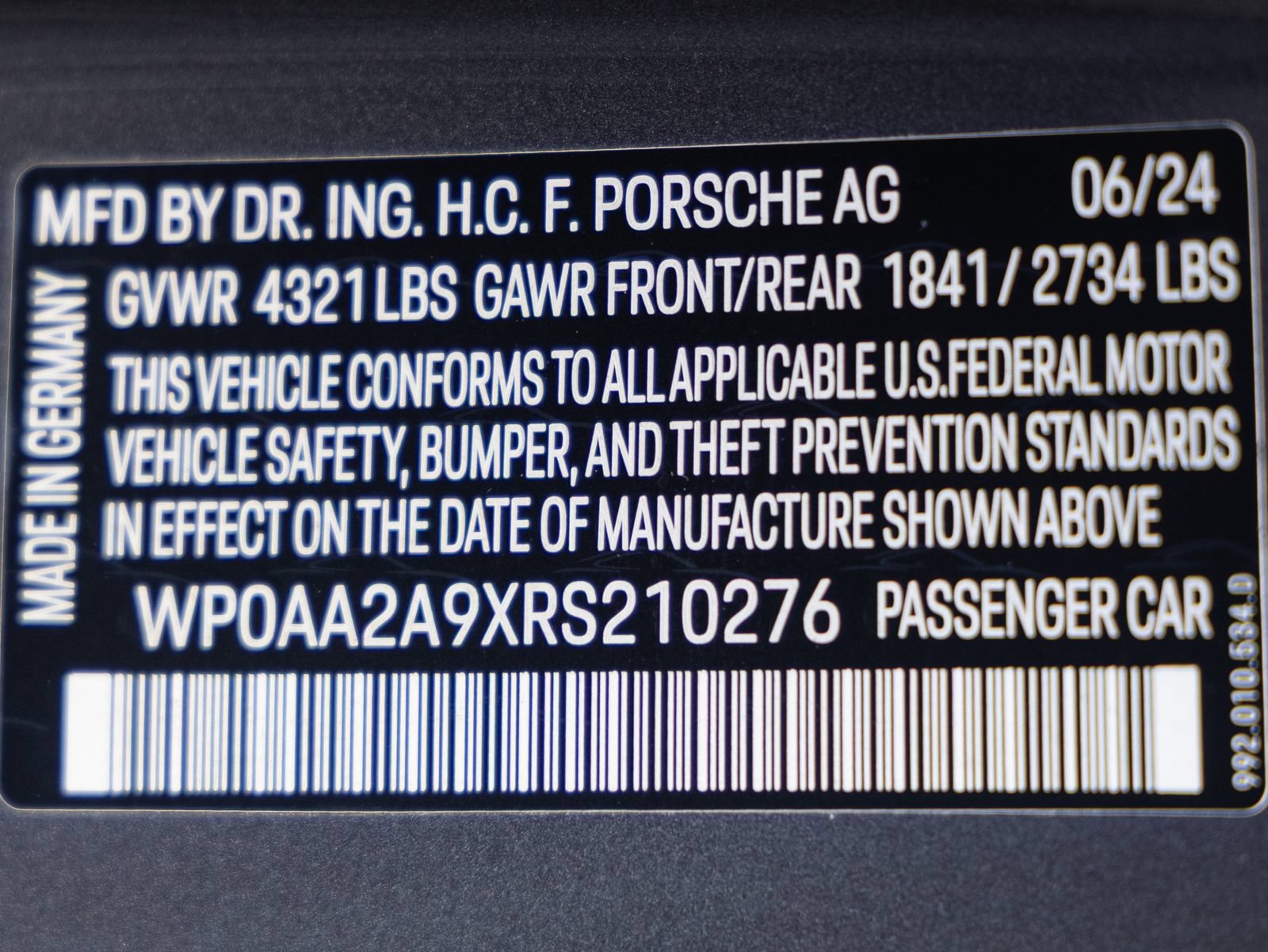 Certified 2024 Porsche 911 Carrera w/ Premium Package RWD image 33