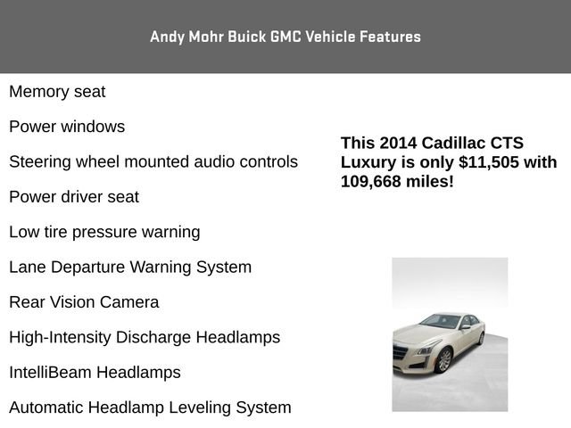 Used 2014 Cadillac CTS Luxury image 13