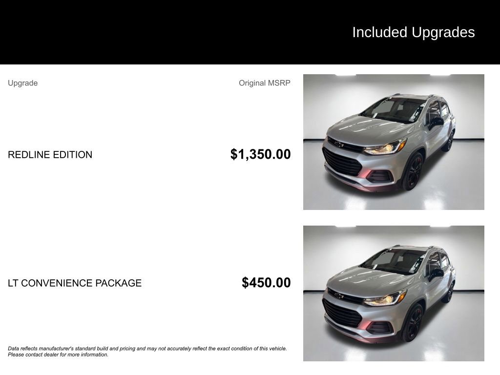 Used 2019 Chevrolet Trax LT w/ Redline Edition FWD image 3