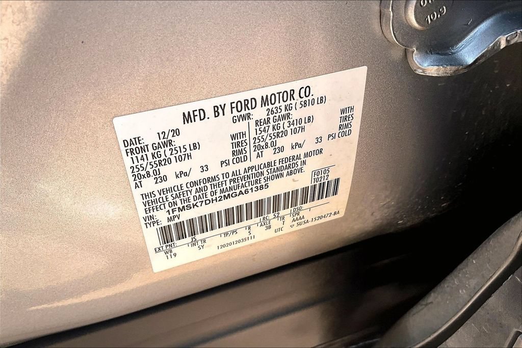 Used 2021 Ford Explorer XLT w/ Equipment Group 202A RWD image 33