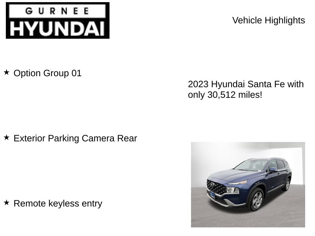 Certified 2023 Hyundai Santa Fe SEL AWD/4WD image 7