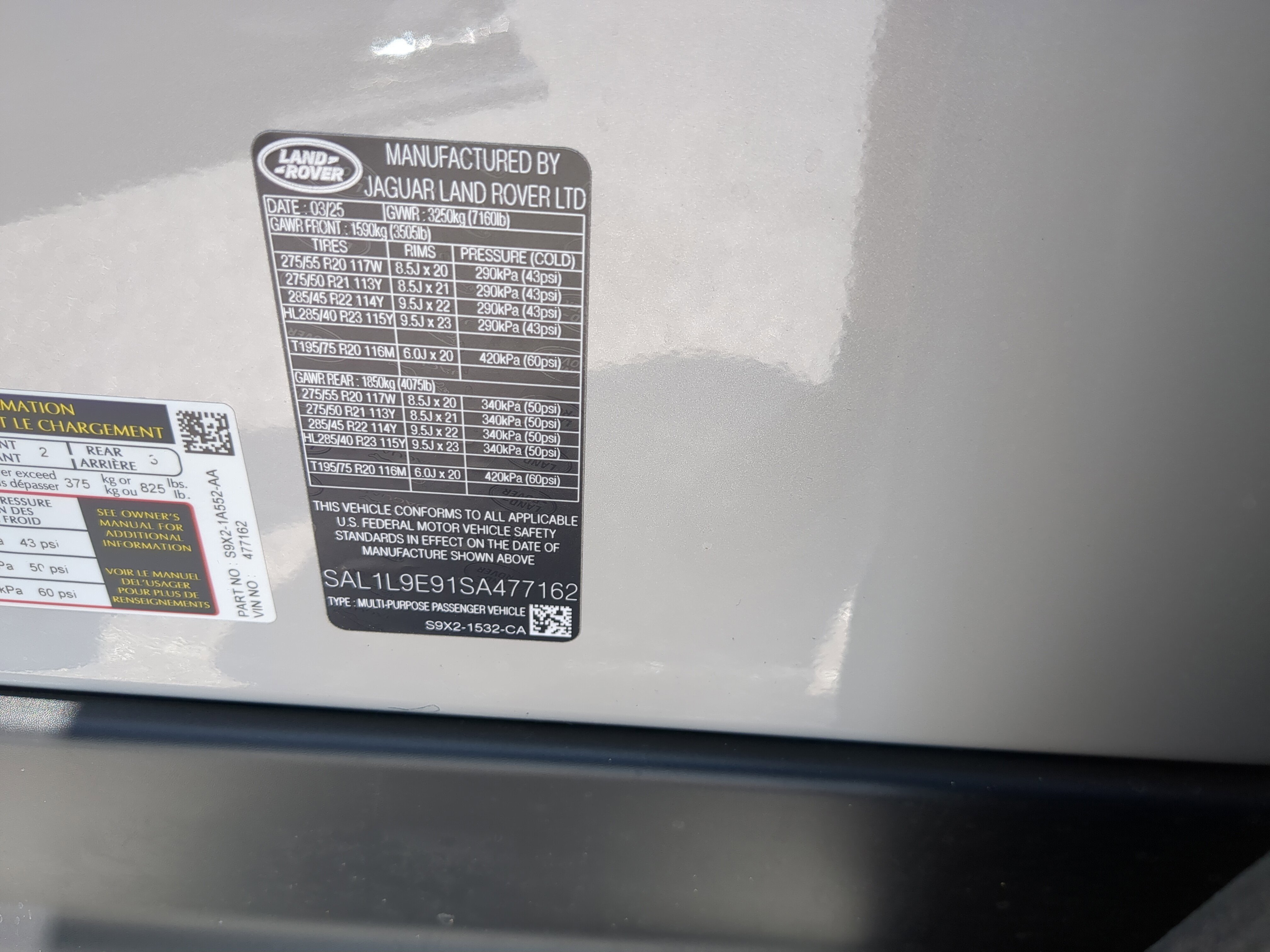 New 2025 Land Rover Range Rover Sport Dynamic SE image 32