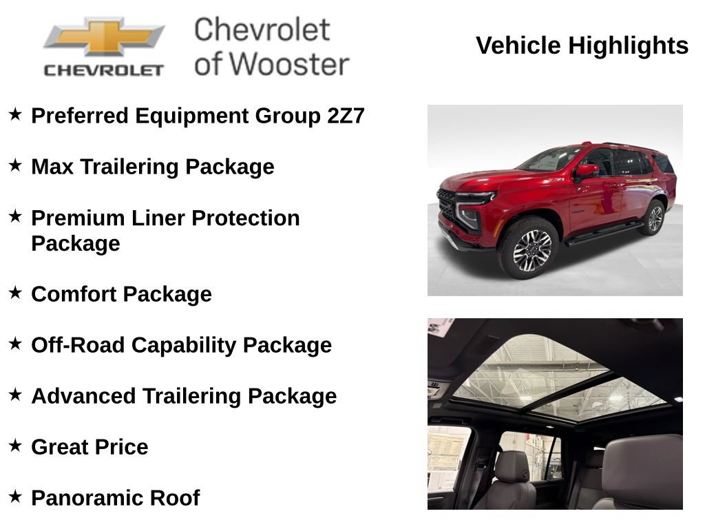 New 2026 Chevrolet Tahoe Z71 w/ Z71 Off-Road Package AWD/4WD image 2