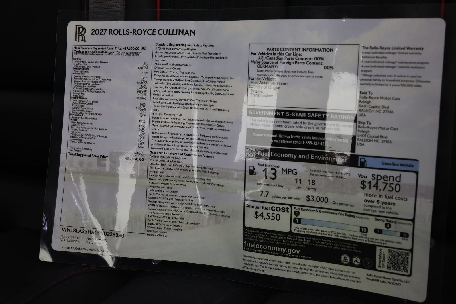 New 2026 Rolls-Royce Cullinan AWD/4WD image 38