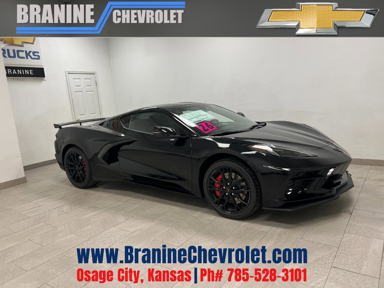 New 2026 Chevrolet Corvette Stingray Premium Cpe w/ Z51 Performance Package image 1