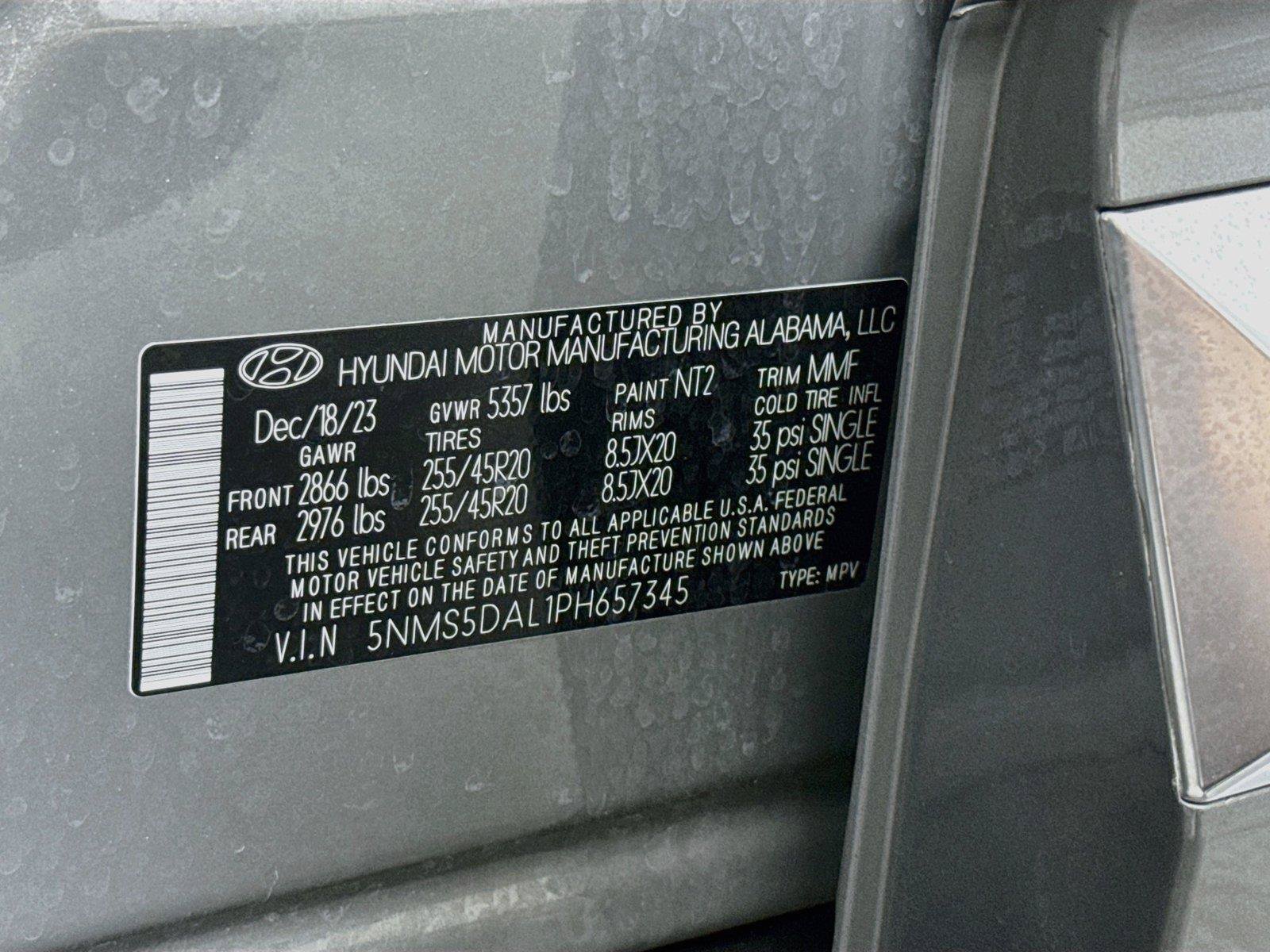 Used 2023 Hyundai Santa Fe Calligraphy AWD/4WD image 38