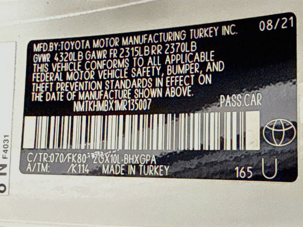 Used 2021 Toyota C-HR XLE FWD image 30