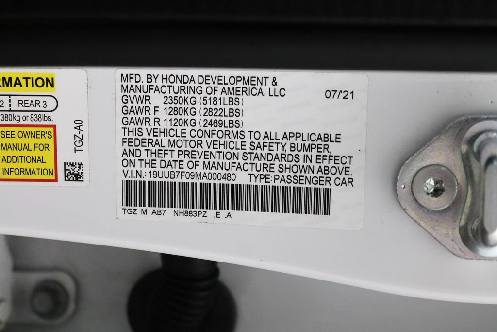Certified 2021 Acura TLX Type S AWD/4WD image 29