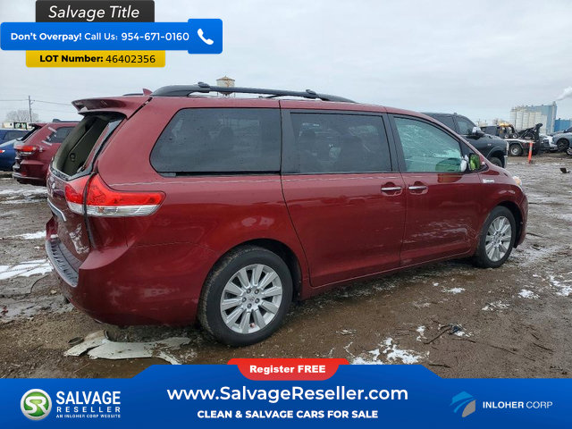 Used 2013 Toyota Sienna Limited w/ Premium Pkg AWD/4WD image 4